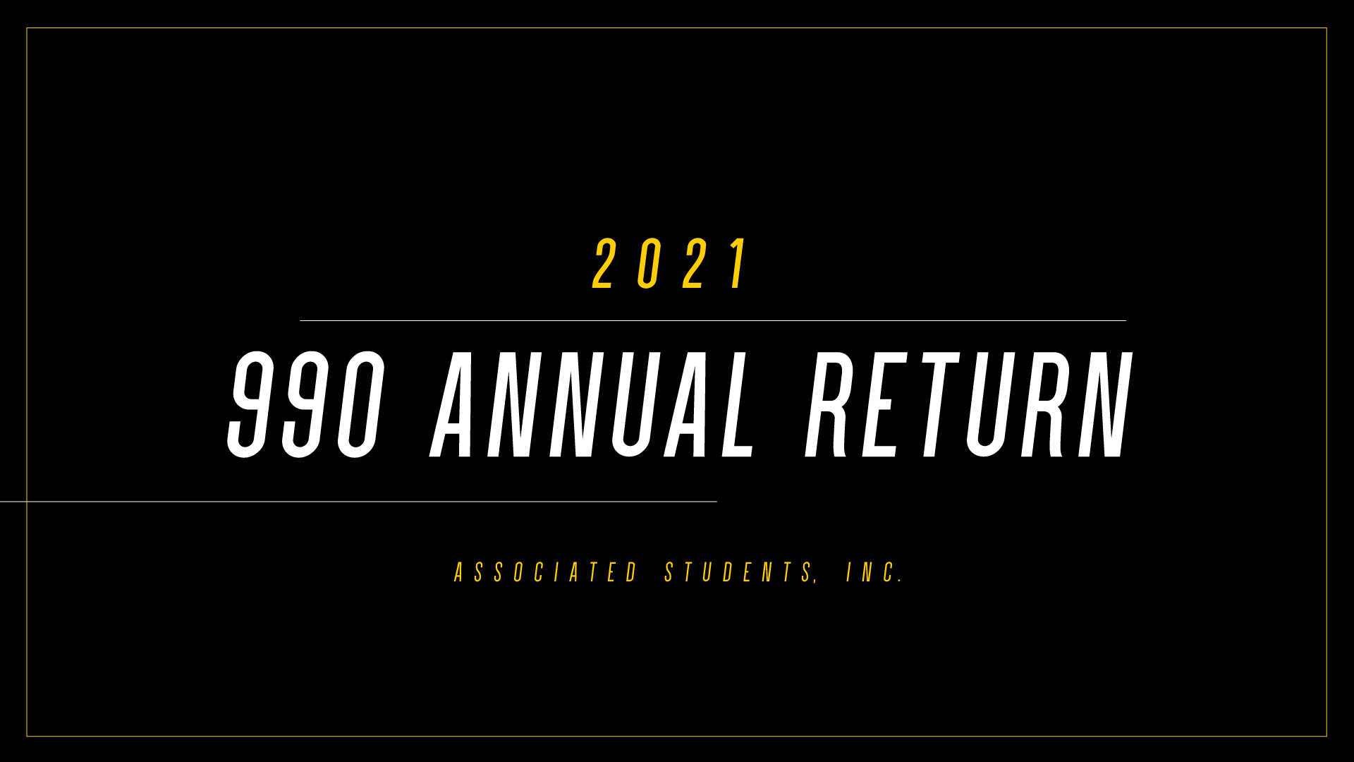 A.S.I. IRS Form 990 2021 | Annual Tax Return