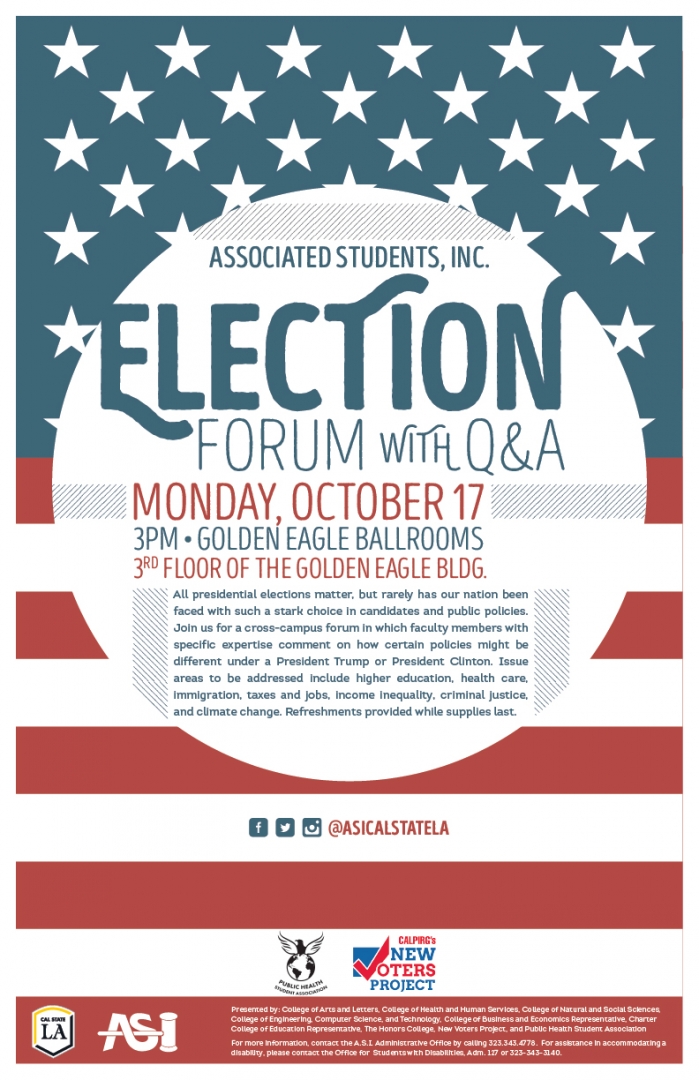 Election Forum Publcity