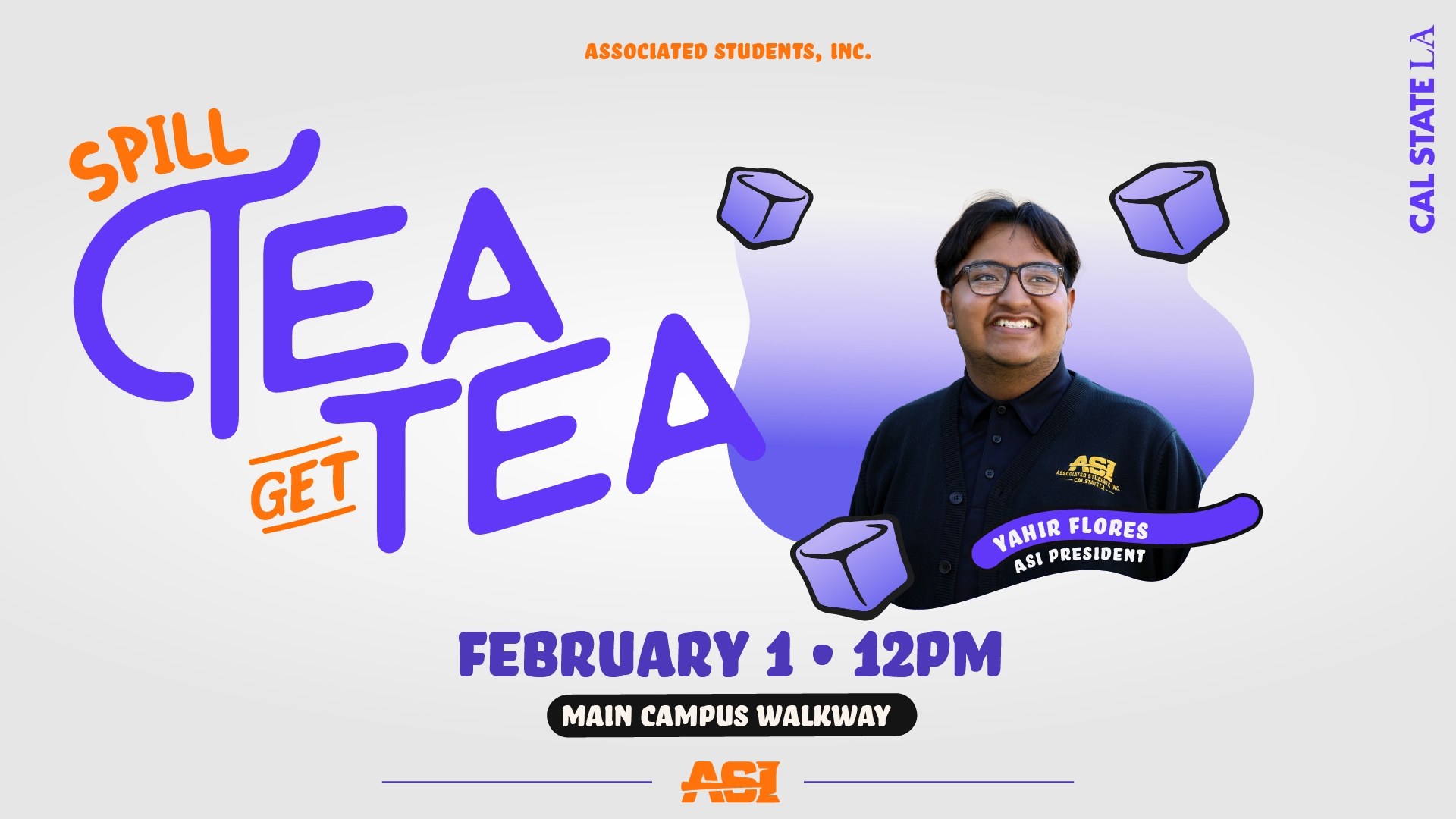 Spill tea get tea with Yahir FLores, ASI President