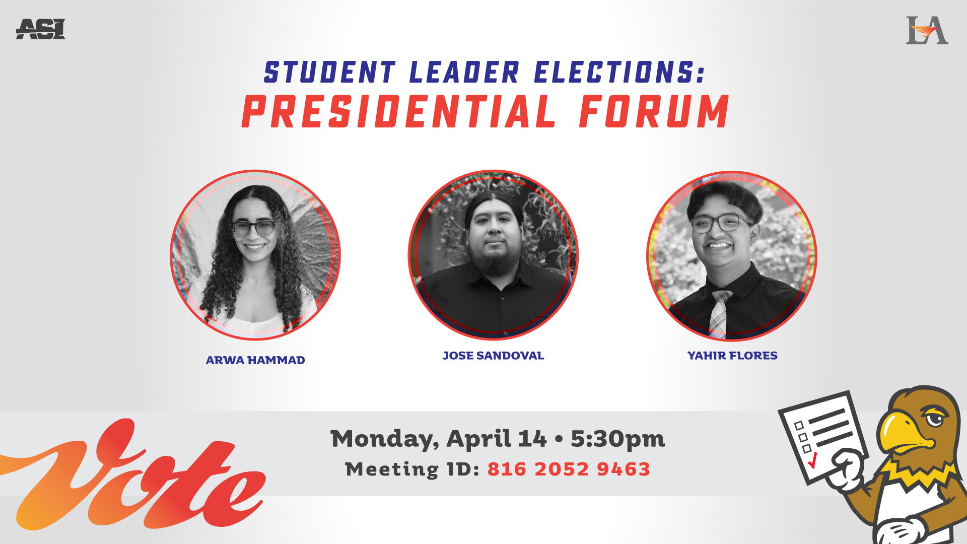 Student Leader Elections : Presidential Forum